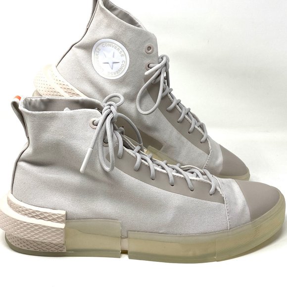 Converse Men Size 11 168563C CT ALL STAR DISRUPT Pale Putty White Canvas Sneake